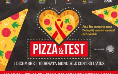 Primo Dicembre in piazza: pizza e test contro l’AIDS