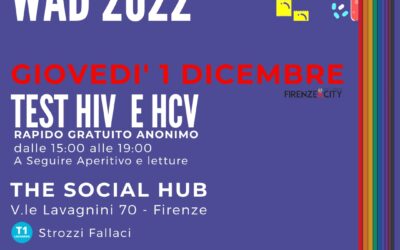 Testing Week e World Aids Day 2022: Arcigay Firenze in prima linea per la lotta all’AIDS