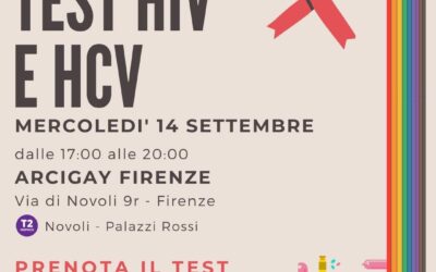 ARCIGAY FIRENZE PROSEGUE LA CAMPAGNA DI TEST HIV e HCV GRATUITI